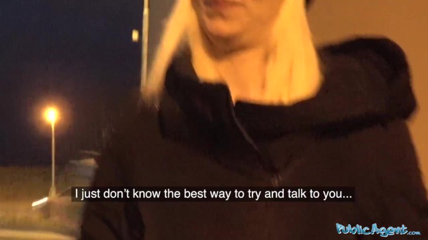 Public Agent Hot blonde fucks him for his cash offer